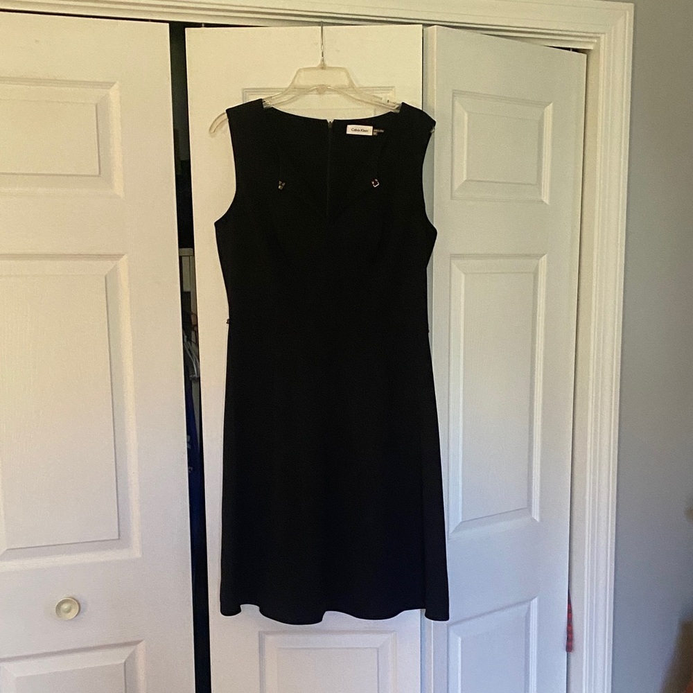 Calvin Klein Classic Black Midi Dress